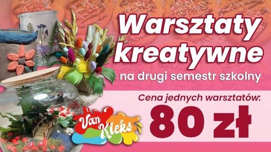 Warsztaty kreatywne na drugi semestr w Van Kleksie