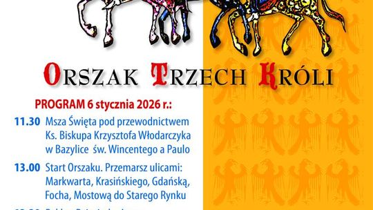 Plakat wydarzenia XIII Bydgoski Orszak Trzech Króli