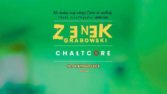 plakat koncertu Zenka Grabowskiego