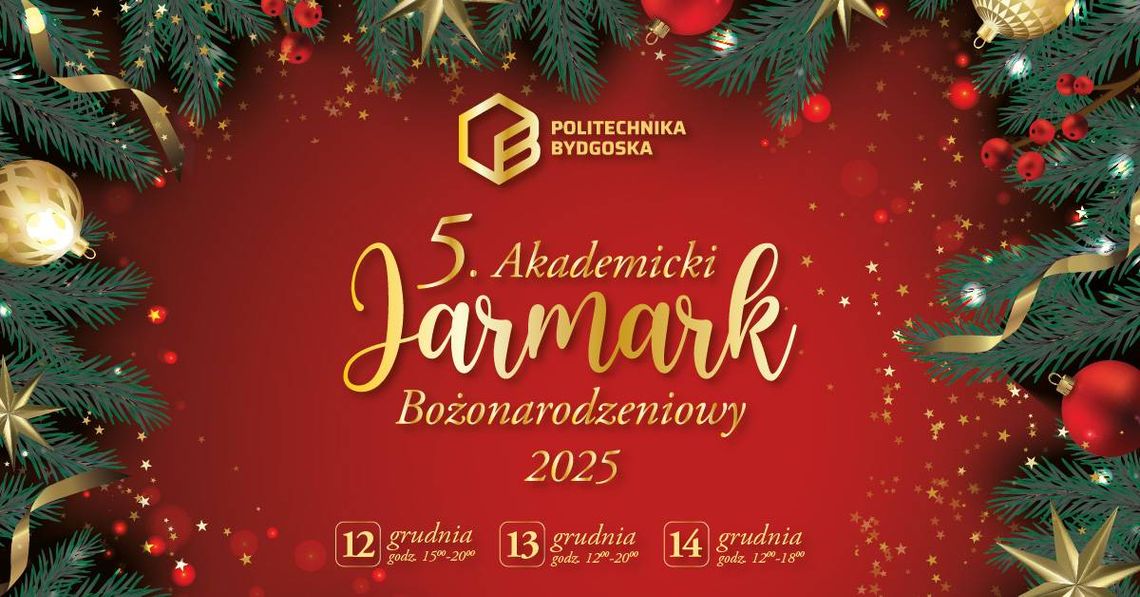 5. Akademicki Jarmark Bożonarodzeniowy Plakat Akademickiego Jarmarku Bożonarodzeniowego