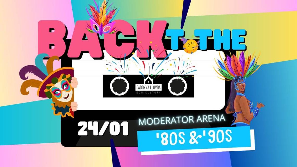 BACK TO THE '80s & '90s Plakat imprezy BACK TO THE '80s & '90s