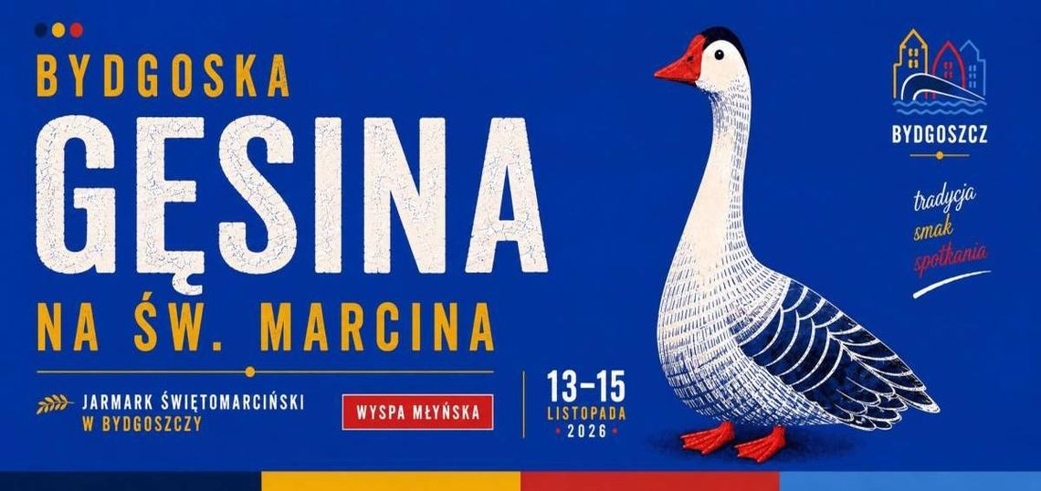 Plakat wydarzenia Bydgoska Gęsina na św. Marcina w Bydgoszczy