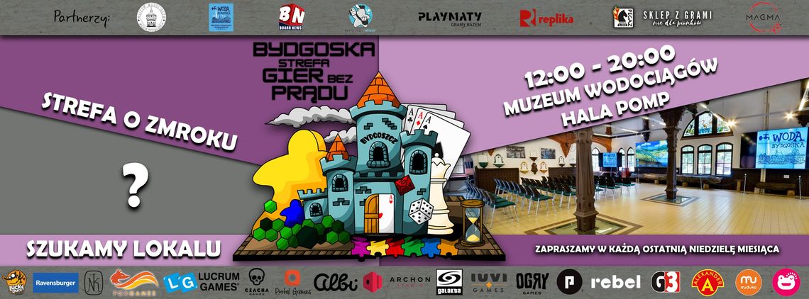 Plakat Bydgoskiej Strefy Gier bez Prądu