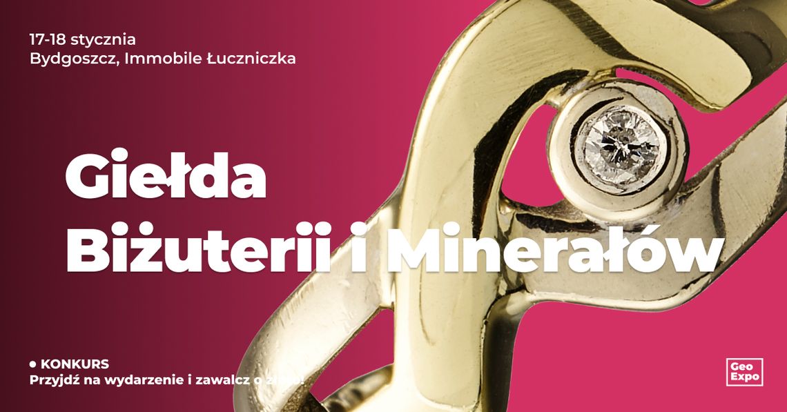 Giełda Biżuterii i Minerałów Plakat Giełdy Biżuterii i Minerałów