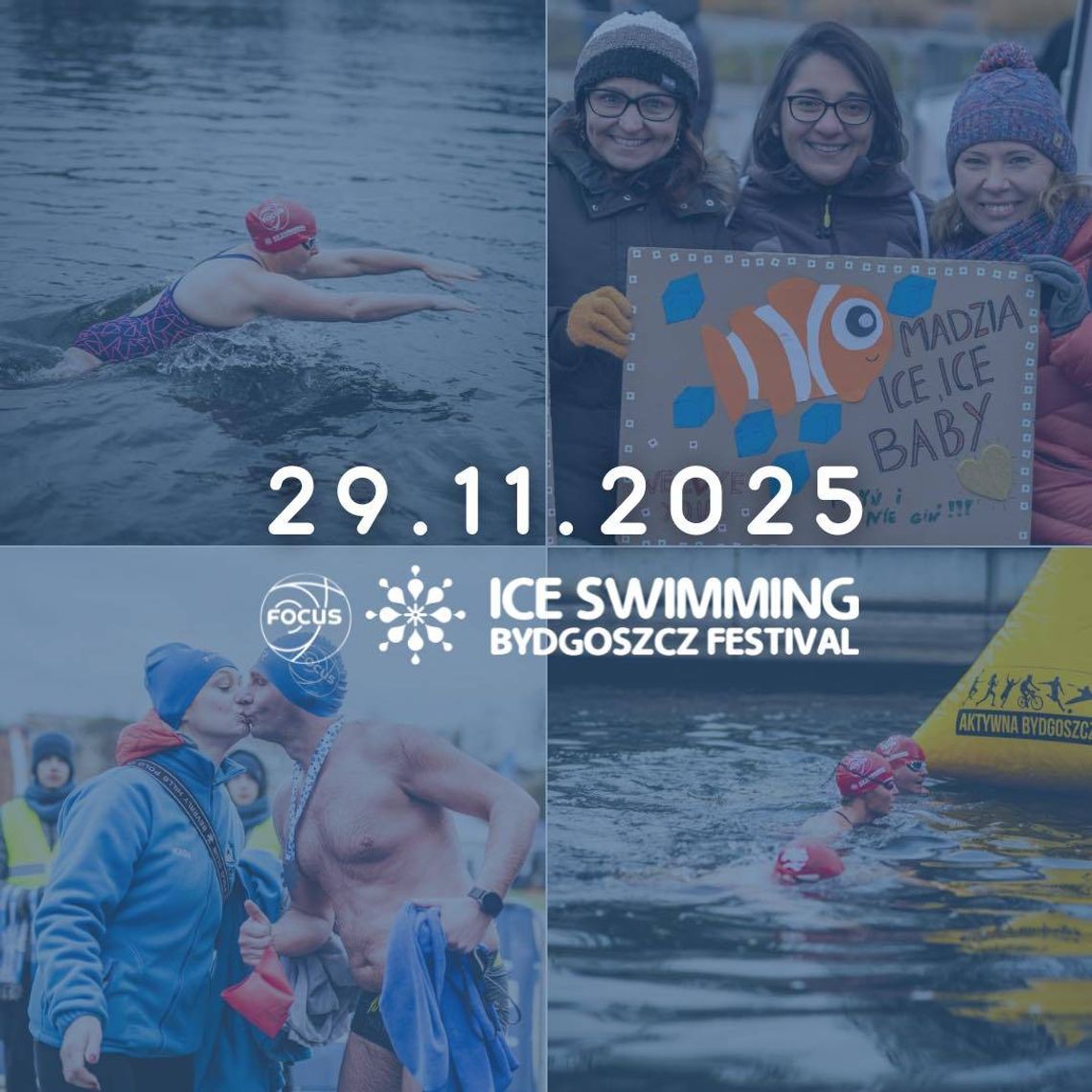 Uczestnicy festiwalu zimowego pływania