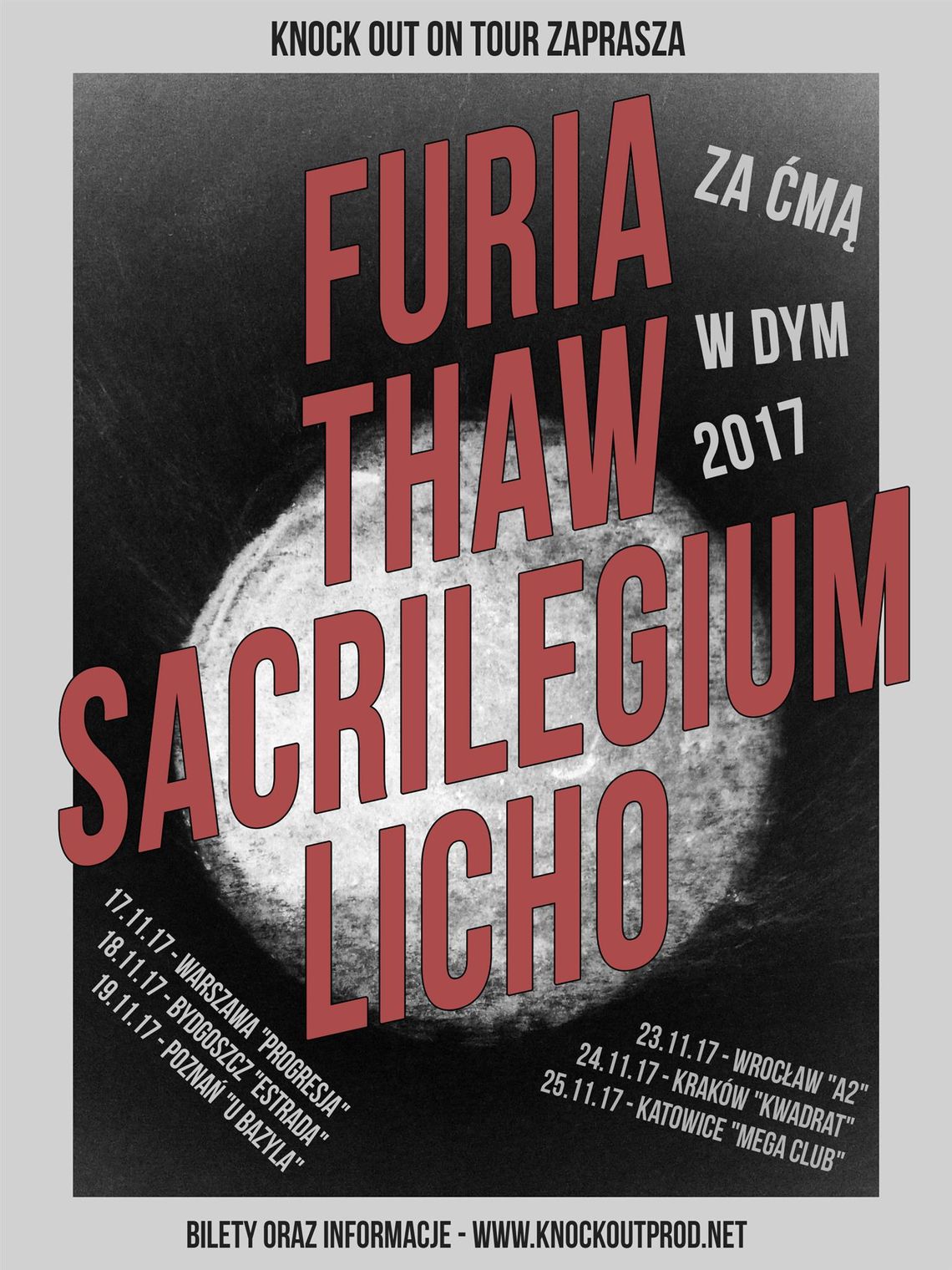 Koncert: FURIA + Thaw, Sacrilegium, Licho // Estrada Bydgoszcz