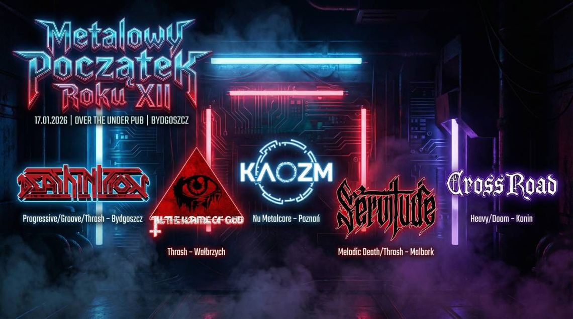 Plakat Metalowy Początek Roku XII