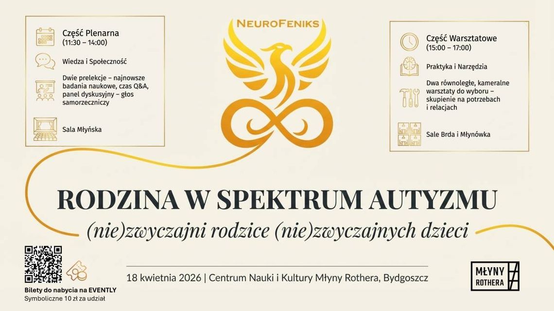 Plakat wydarzenia 'Rodzina w Spektrum Autyzmu'