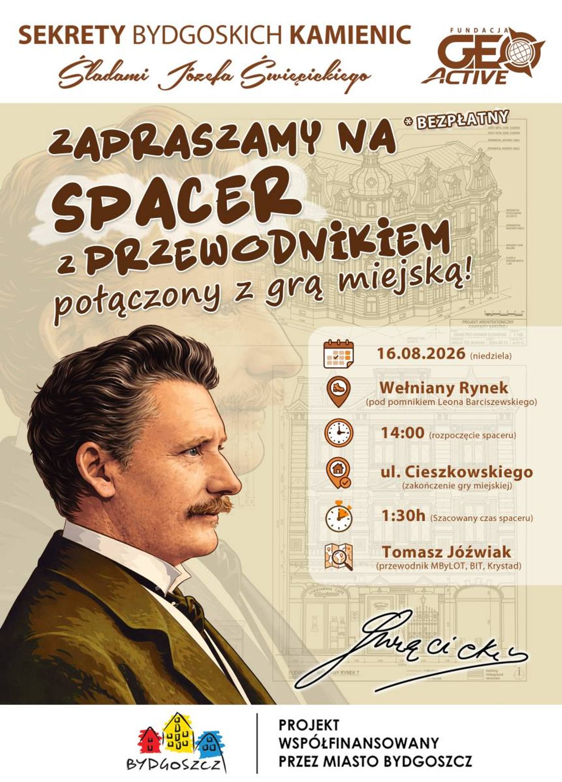 Sekrety Bydgoskich Kamienic – Śladami Józefa Święcickiego