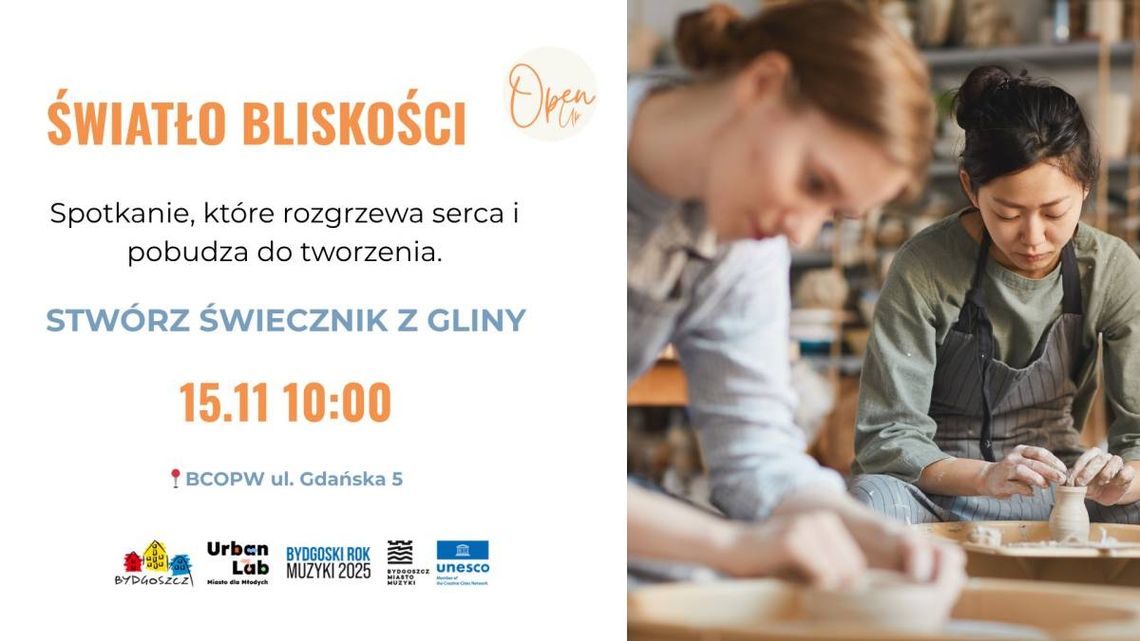 Warsztaty tworzenia świeczników z gliny