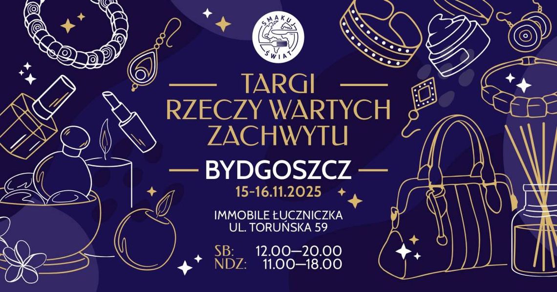 Targi Rzeczy Wartych Zachwyty Plakat reklamowy targów rzeczy wartych zachwyty