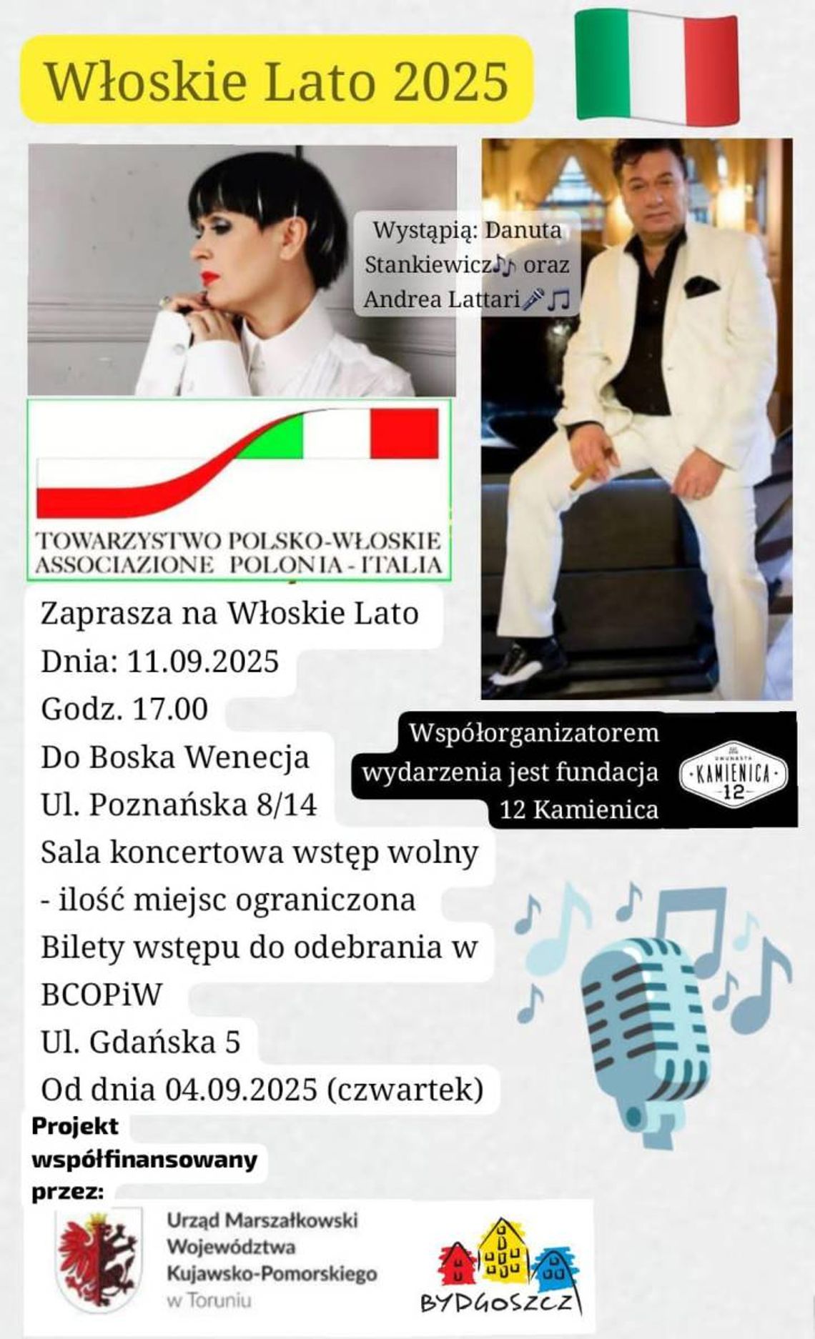 Włoskie Lato - koncert Włoskie Lato - koncert