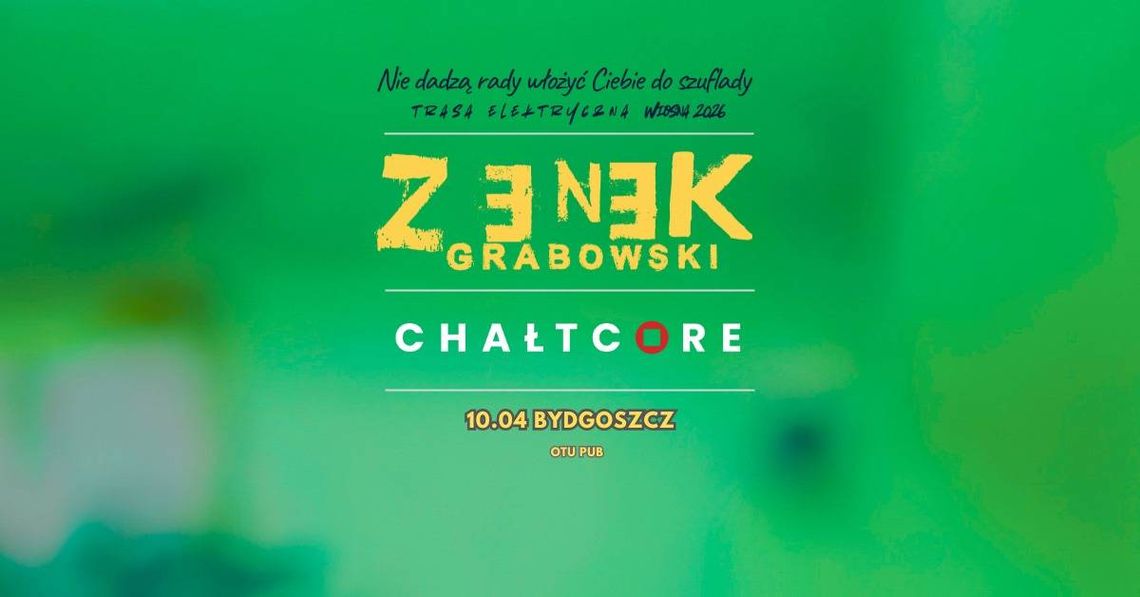 plakat koncertu Zenka Grabowskiego
