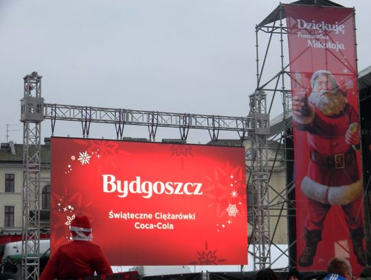 02.12.2017 - Ciężarówki Coca-Cola w Bydgoszczy